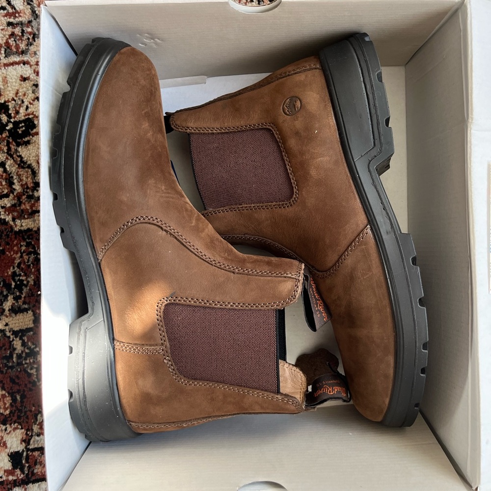 WindRiver Unisex Back Forty Leather Quad Comfort Boots Size 11